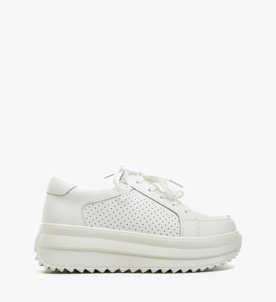 Pantofi Casual Cazmi Albi - Confort Stilat - imagine 7