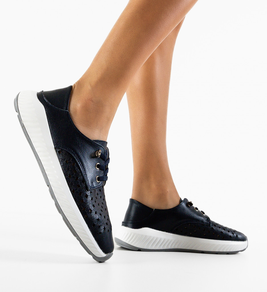 Pantofi Casual Radian Bleumarin - Confort și Stil - imagine 3