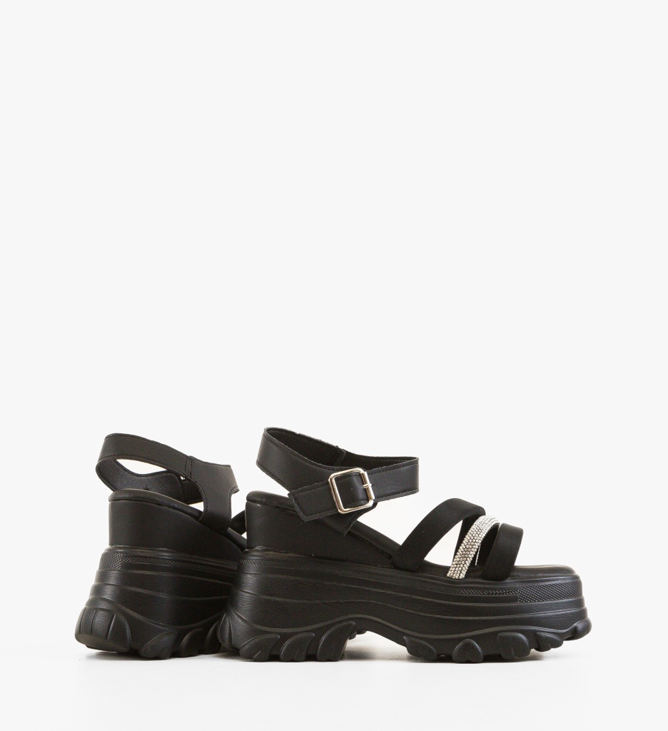 Platforme Dama Bremio Negre | Eleganta si Stil - imagine 2