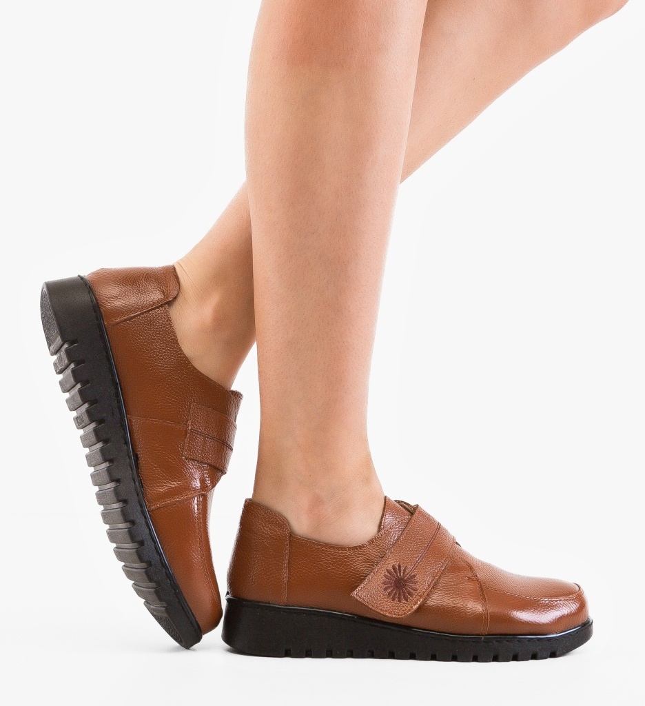 Pantofi Casual Marye Camel - Eleganță și Confort Zilnic