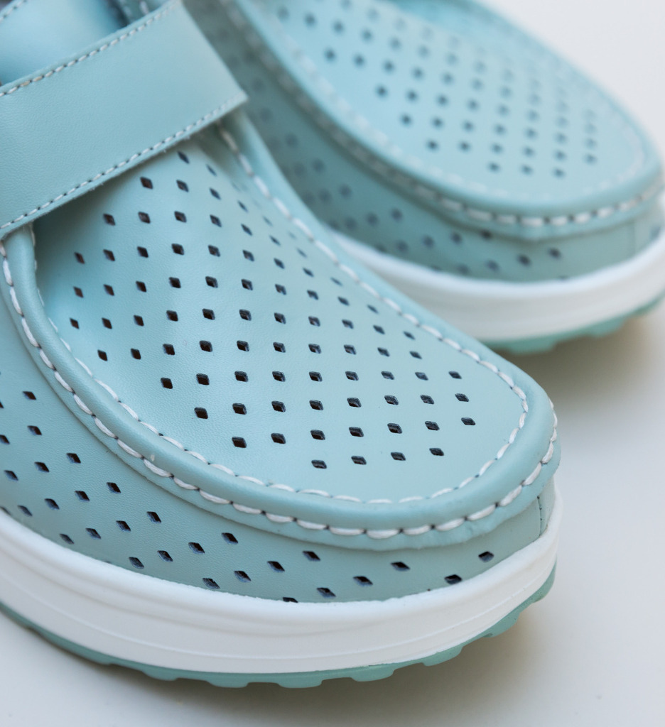 Pantofi Casual Bozta Albastri Confort - imagine 5