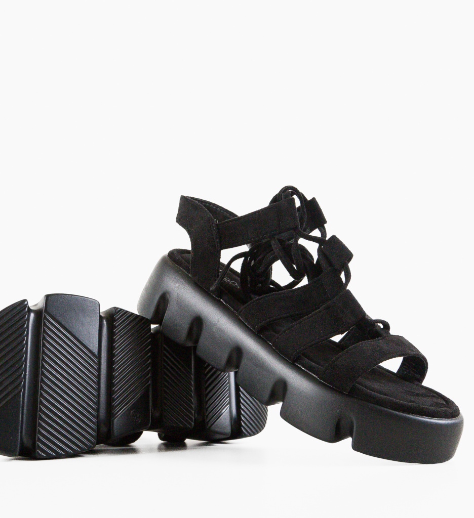 Sandale Dama Suez Negre | Eleganță și Confort - imagine 6