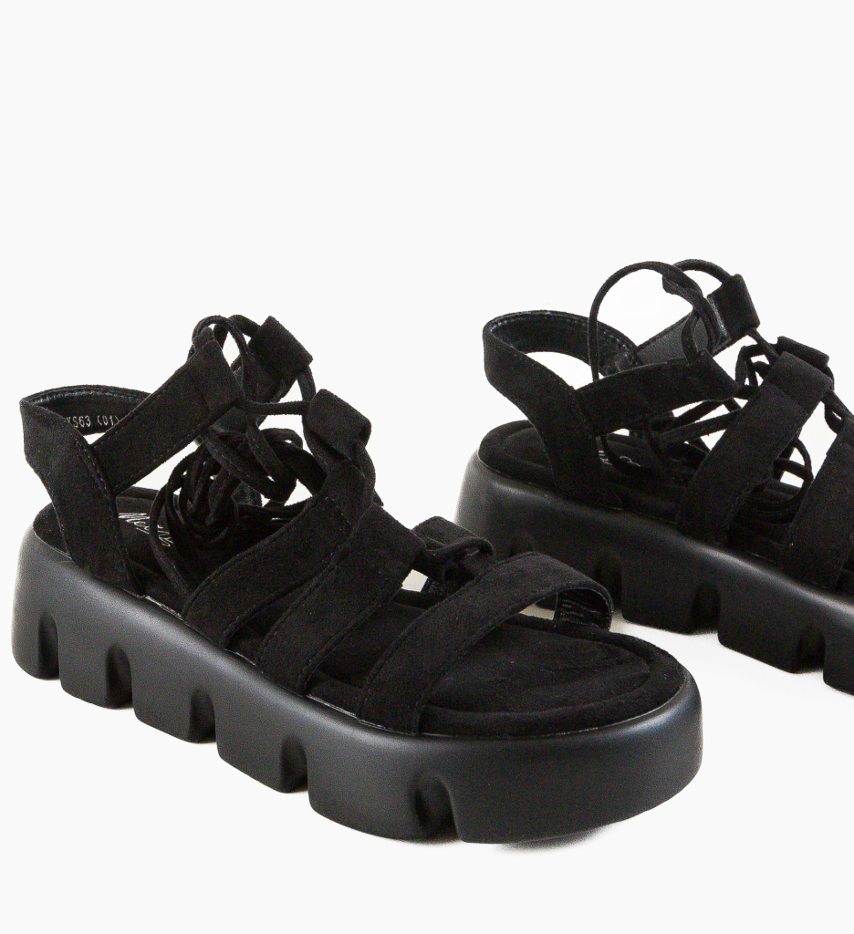 Sandale Dama Suez Negre | Eleganță și Confort - imagine 5
