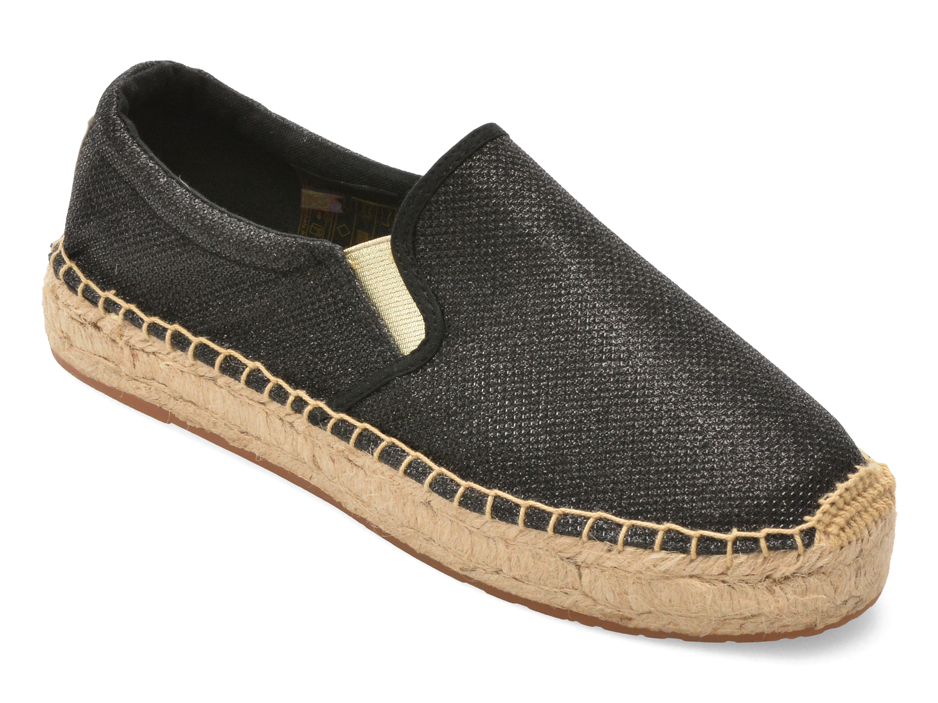 Pantofi REPLAY Negri Slip-on din Piele Ecologică
