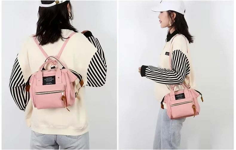 Geanta Rucsac Delis Lunaria GT3581 Roz - imagine 2