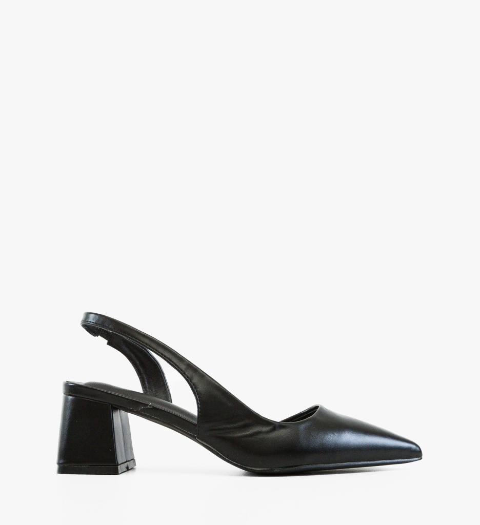 Pantofi Damer Deder Negri Eleganți - imagine 6