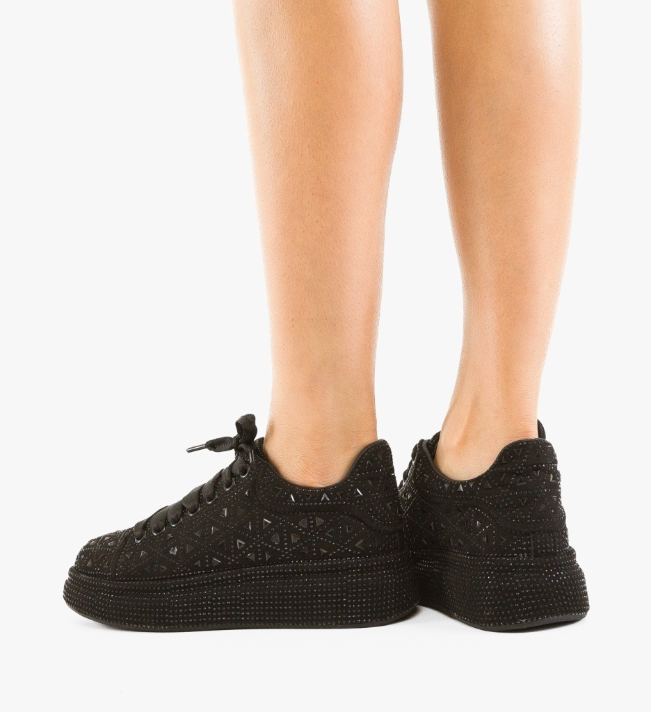 Sneakers Dama Renne Negri | Confort și Stil Sport