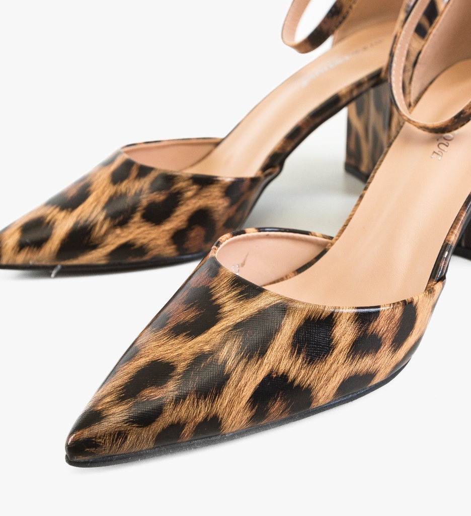 Pantofi Dama Jalapen Print Eleganți - imagine 4