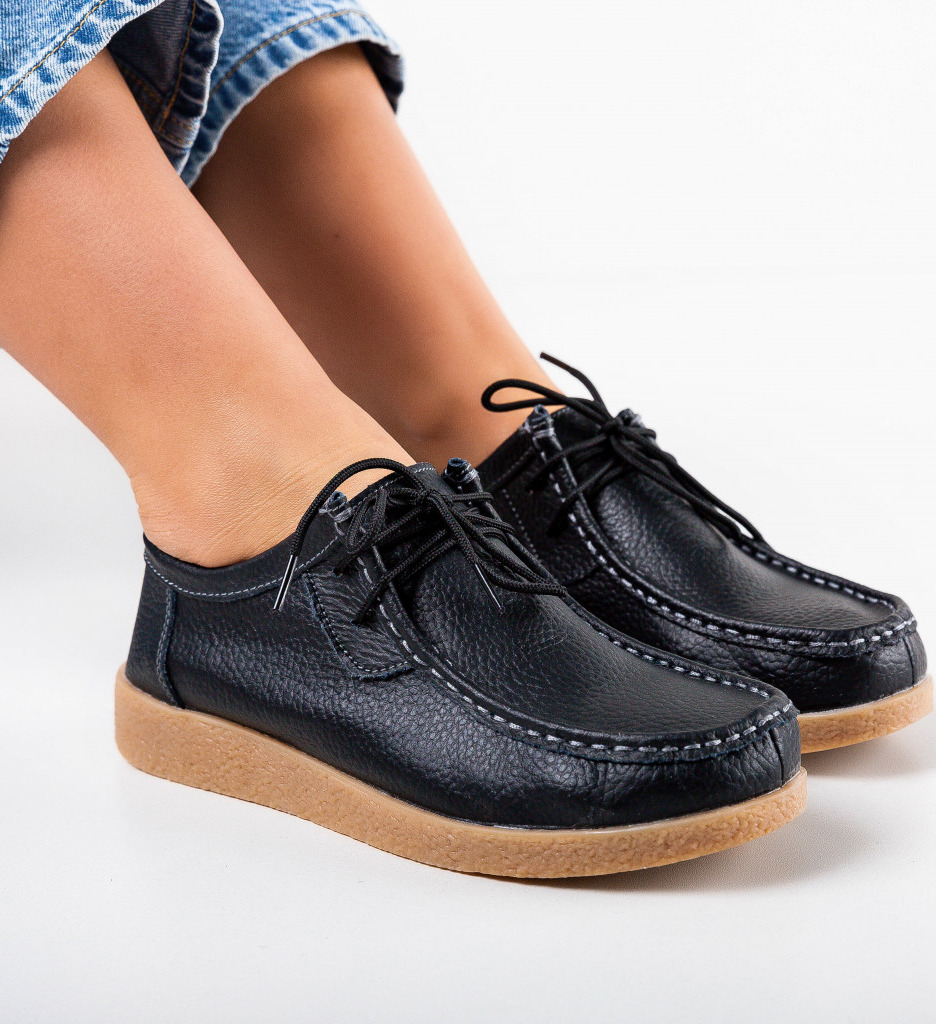 Pantofi Casual Niko Negri - Confort și Stil Zilnic - imagine 3