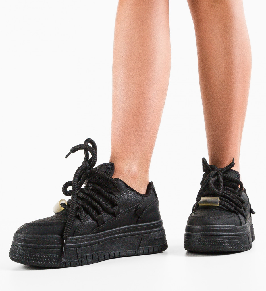 Sneakers Dama Negri Scec - Stil si Confort Urban