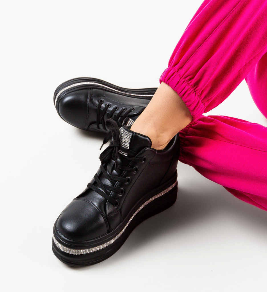 Sneakers Dama Lamyn Negri - Confort Sport