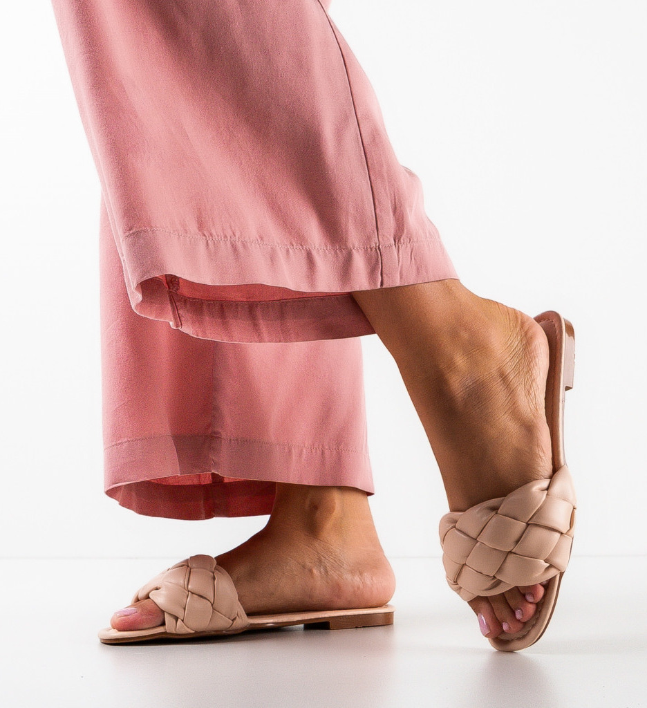 Papuci Dama Dev Roz | Sandale Confortabile