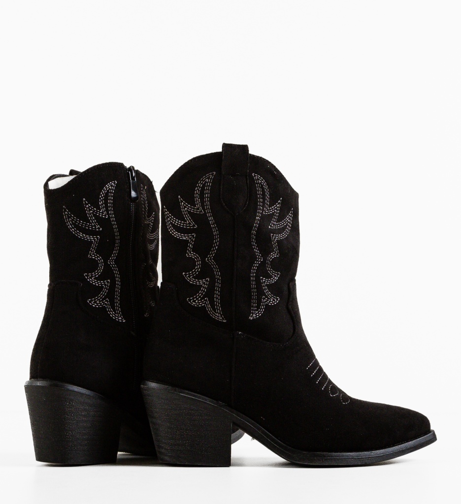 Botine Kamal Negre - Eleganță și Stil - imagine 4