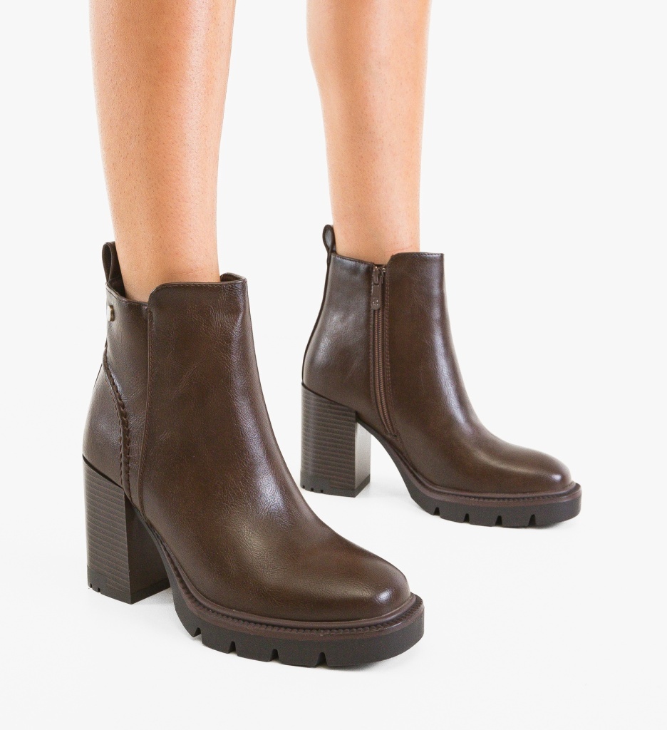 Botine Dama Lowri Maro | Eleganță și Stil - imagine 2