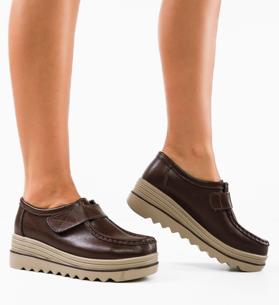 Pantofi Casual Straif Maro - Confort & Stil - imagine 4