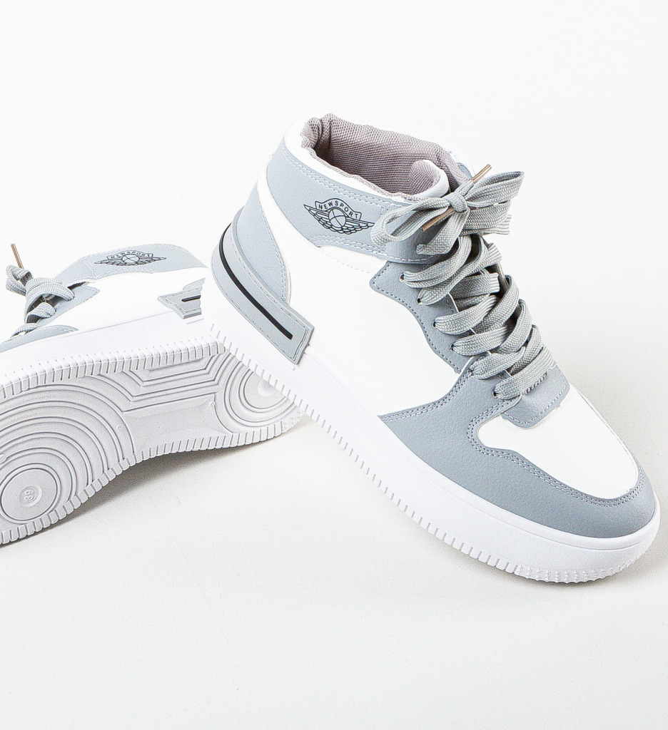 Sneakers Dama Alissa Gri - Confort și Stil - imagine 7