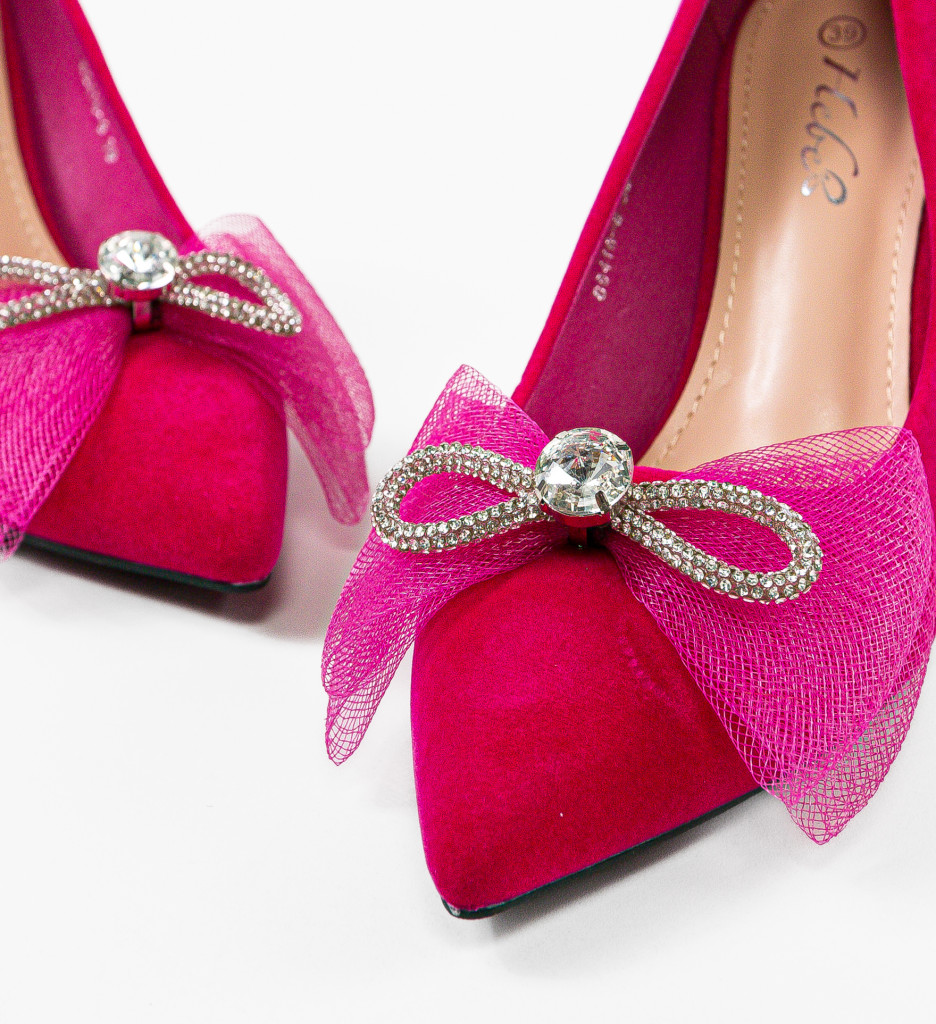 Pantofi Okeke Fuchsia cu toc - eleganță garantată - imagine 8