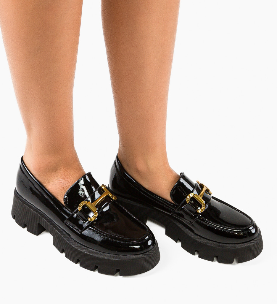 Pantofi Casual Spencer Negri | Confort & Stil - imagine 9