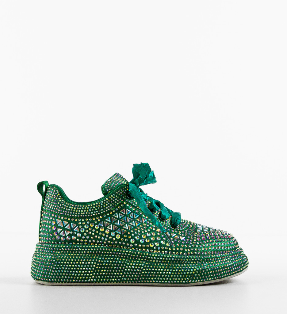 Sneakers Dama Galmure Verzi | Confort și Stil Urban - imagine 6