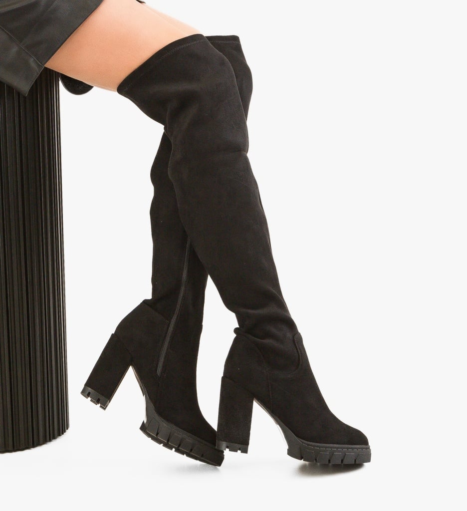 Cizme Dama Kare Negre - Eleganță și Confort - imagine 5