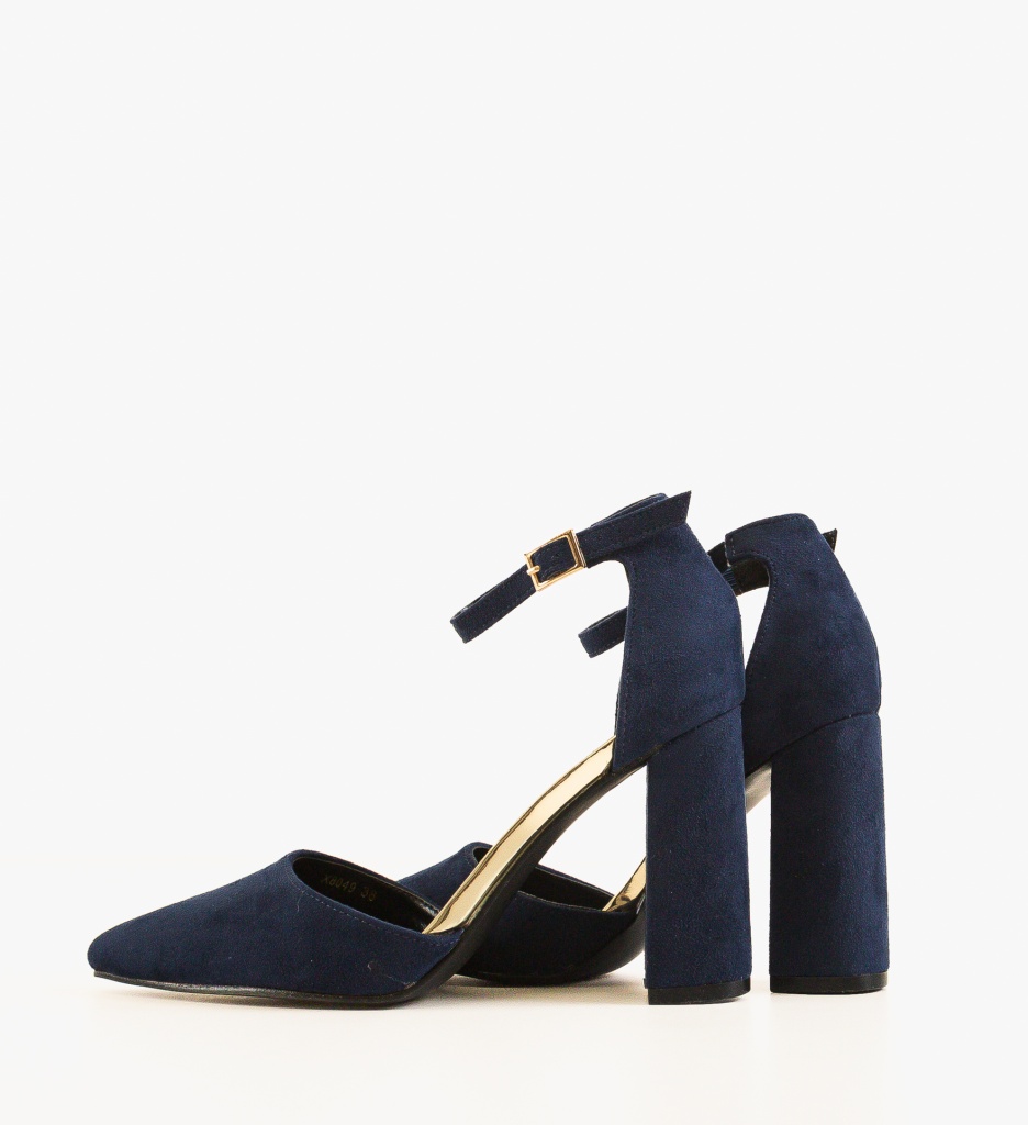 Pantofi cu Toc Melisa Bleumarin | Eleganță - imagine 5