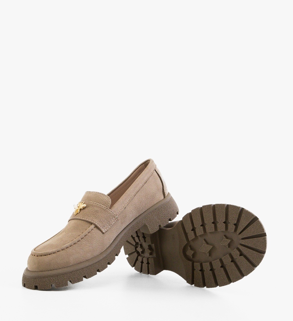 Pantofi Casual Dama Fosere Khaki - imagine 3