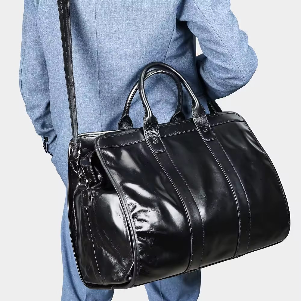 Geanta Calatorie Piele Delis cu Spatiu Laptop - imagine 2