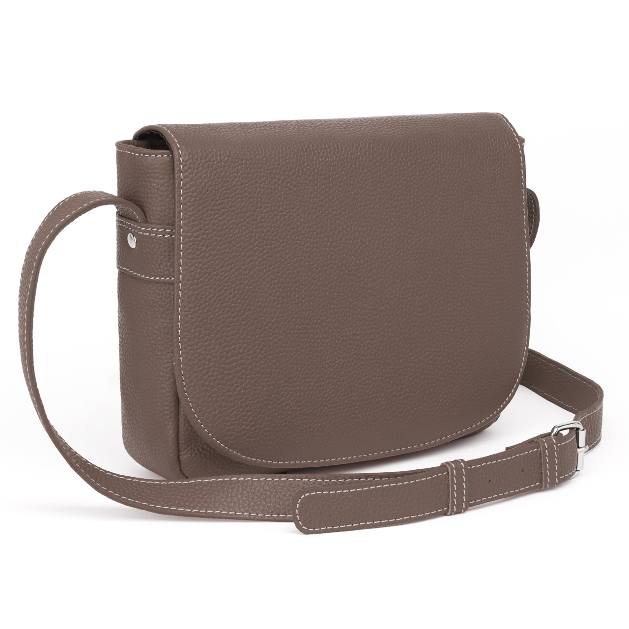 Geanta Dama Aida GT3858 Piele Naturala Dark Taupe - imagine 3