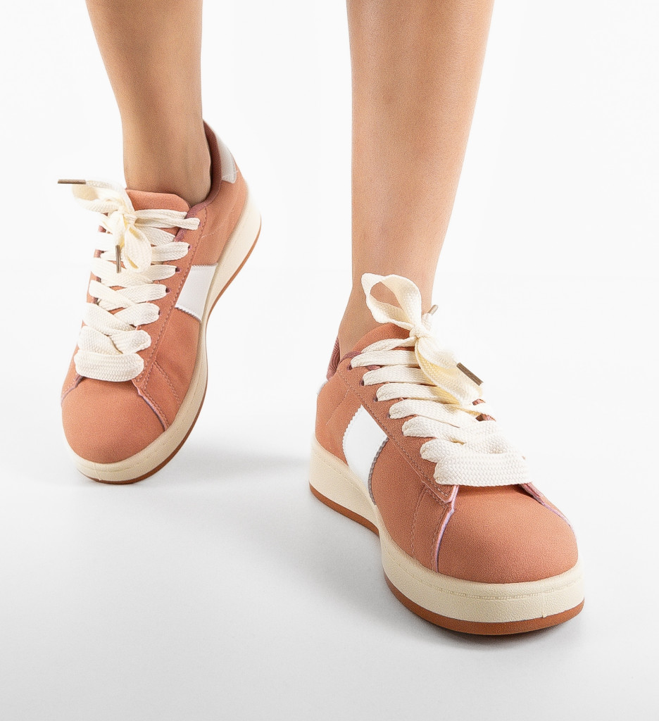 Sneakers Dama Kionba Roz - Confort Sport - imagine 2