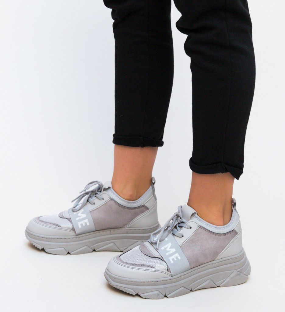Pantofi Sport Calot Gri - Confort și Stil - imagine 3