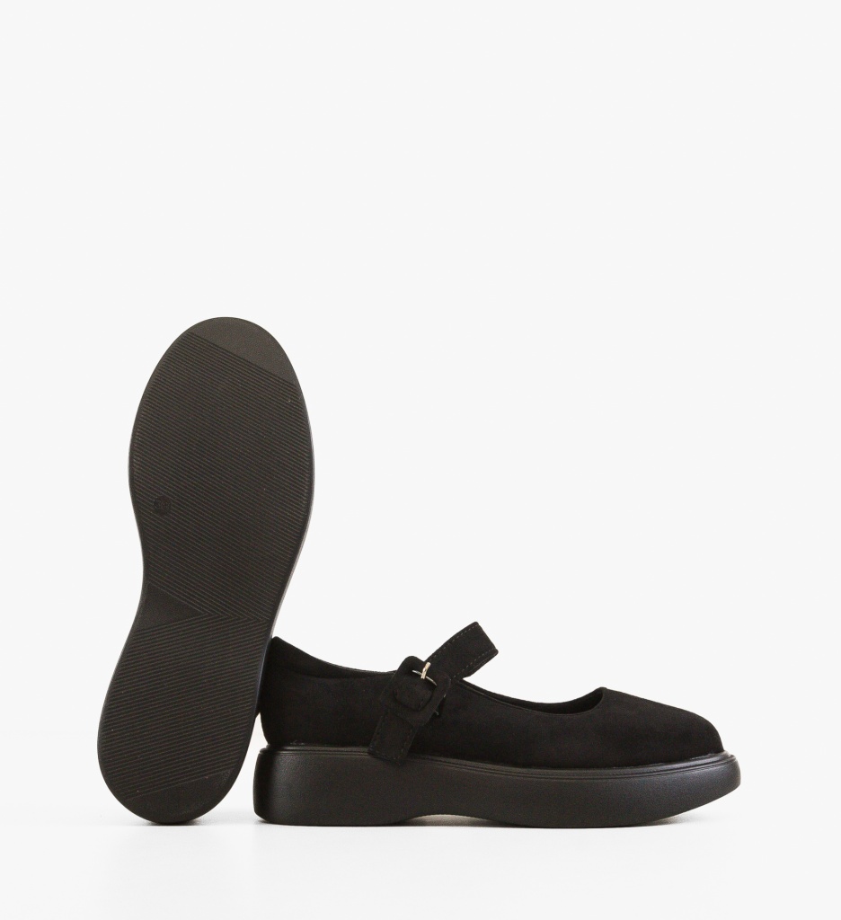 Pantofi Eowin Negri | Stil Casual Confortabil - imagine 3