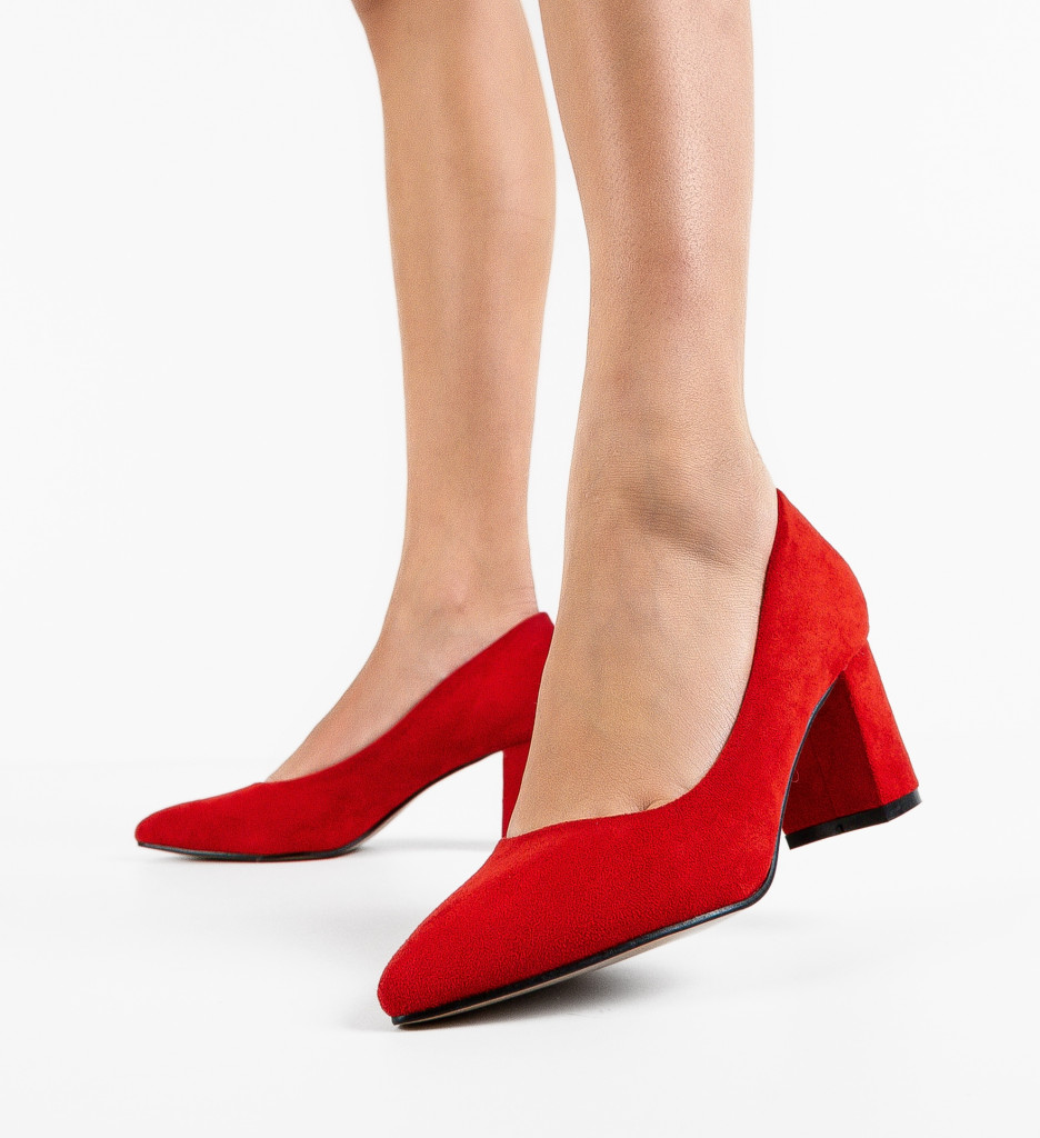 Pantofi Brook Rosii - Eleganță și Stil