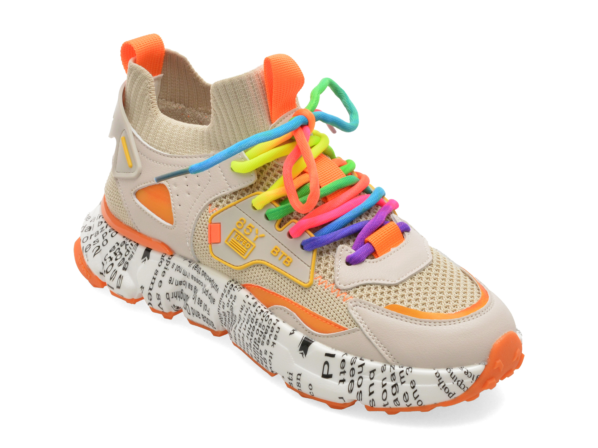 Pantofi Sport Bite the Bullet Bej, Confort