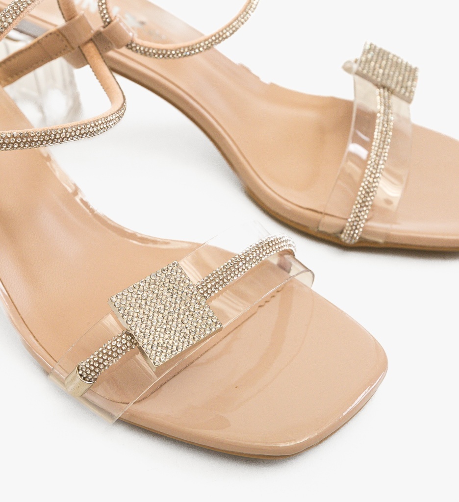 Sandale Dama Oneo Nude Elegante - imagine 4