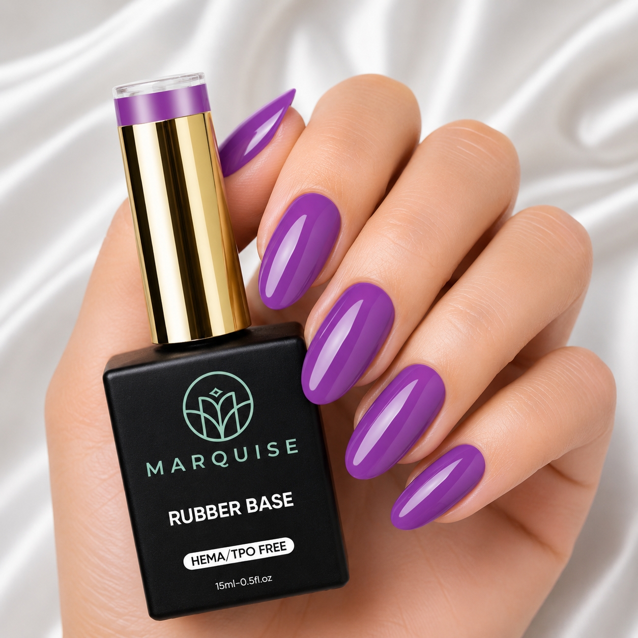 Rubber Base HEMA Free Picadili, Marquise, 15 ml - imagine 2