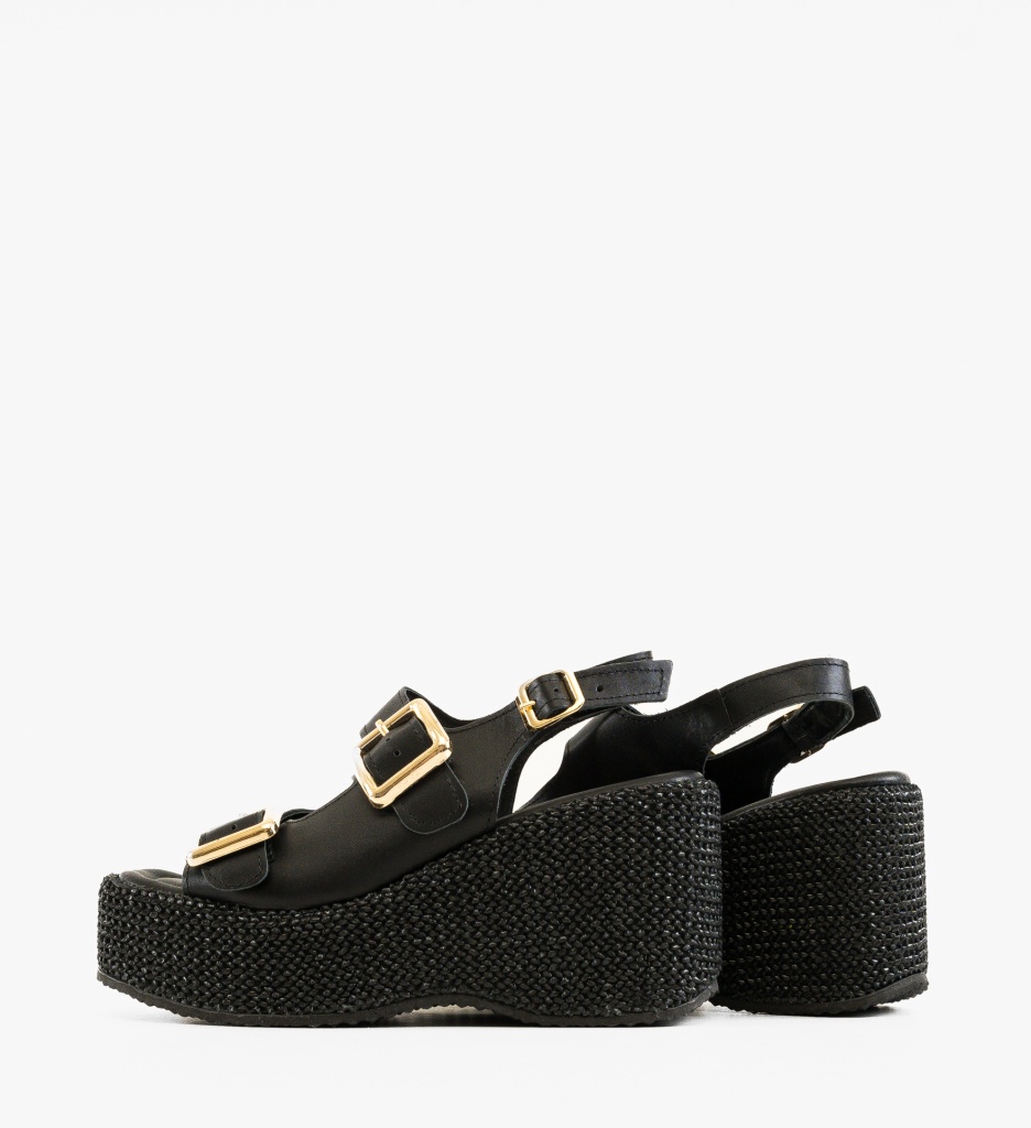 Sandale Dama Boreas Negre - Eleganță și Confort - imagine 5