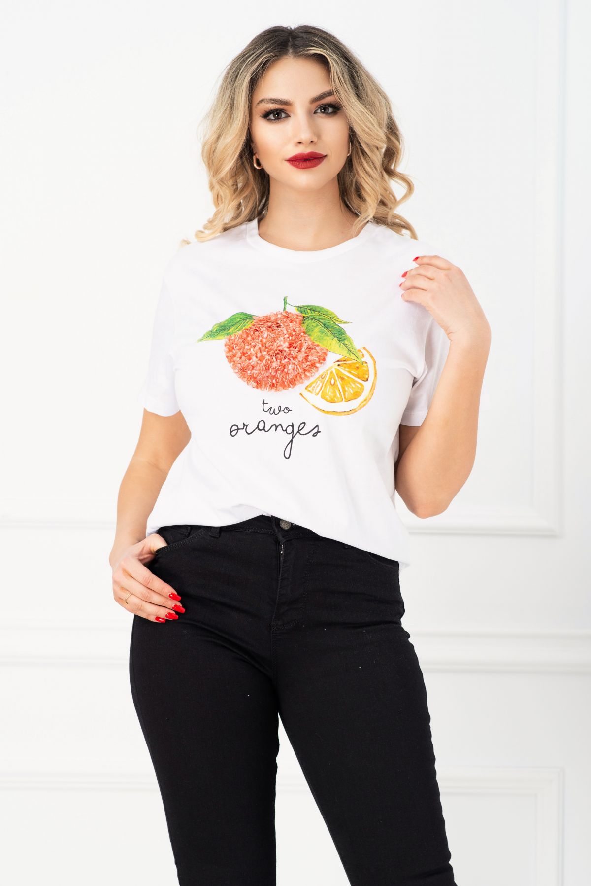 Tricou Two Oranges 3D InPuff - Stil și Confort