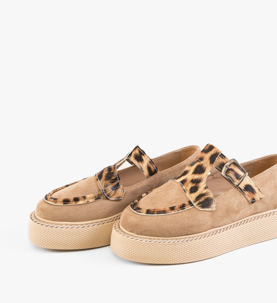 Pantofi Casual Teylar Bej - Confort și Stil - imagine 5