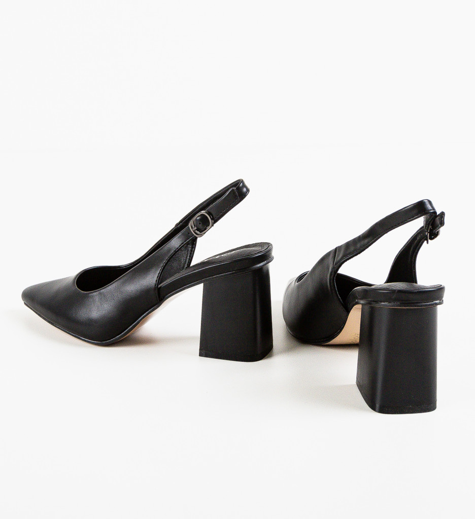 Pantofi cu Toc Gracie Negri | Eleganță Asigurată - imagine 8