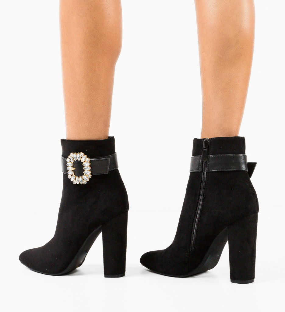 Botine Dama Hayn Negre - Stil și Confort - imagine 3