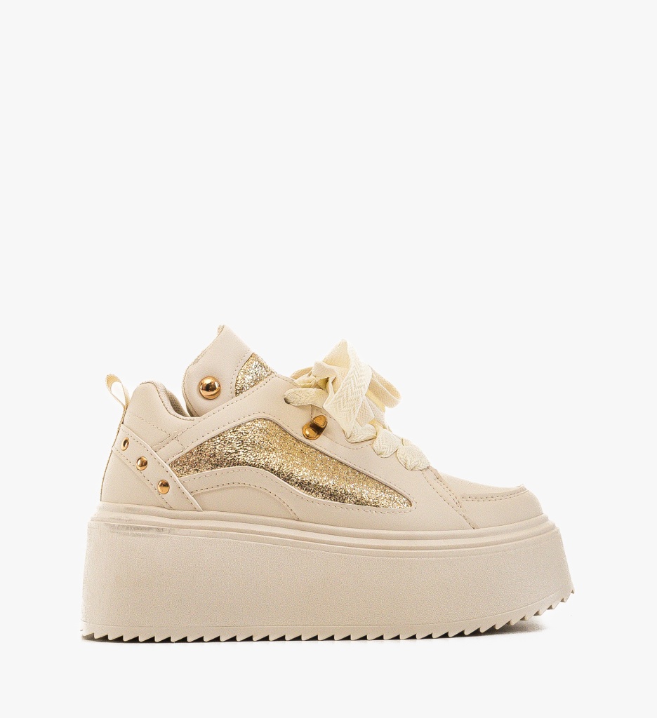 Sneakers Dama Adetoku Bej | Confort si Stil Urban - imagine 6