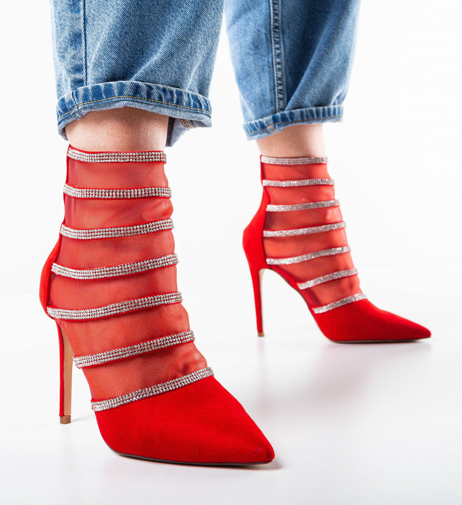 Botine Benas Rosii Dama - Stil și Eleganță
