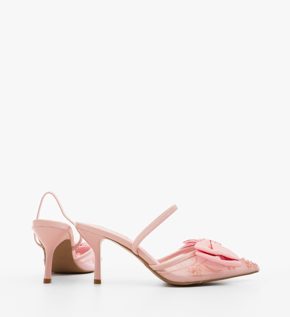 Sandale cu Toc Warren Roz - Eleganță Asigurată - imagine 3