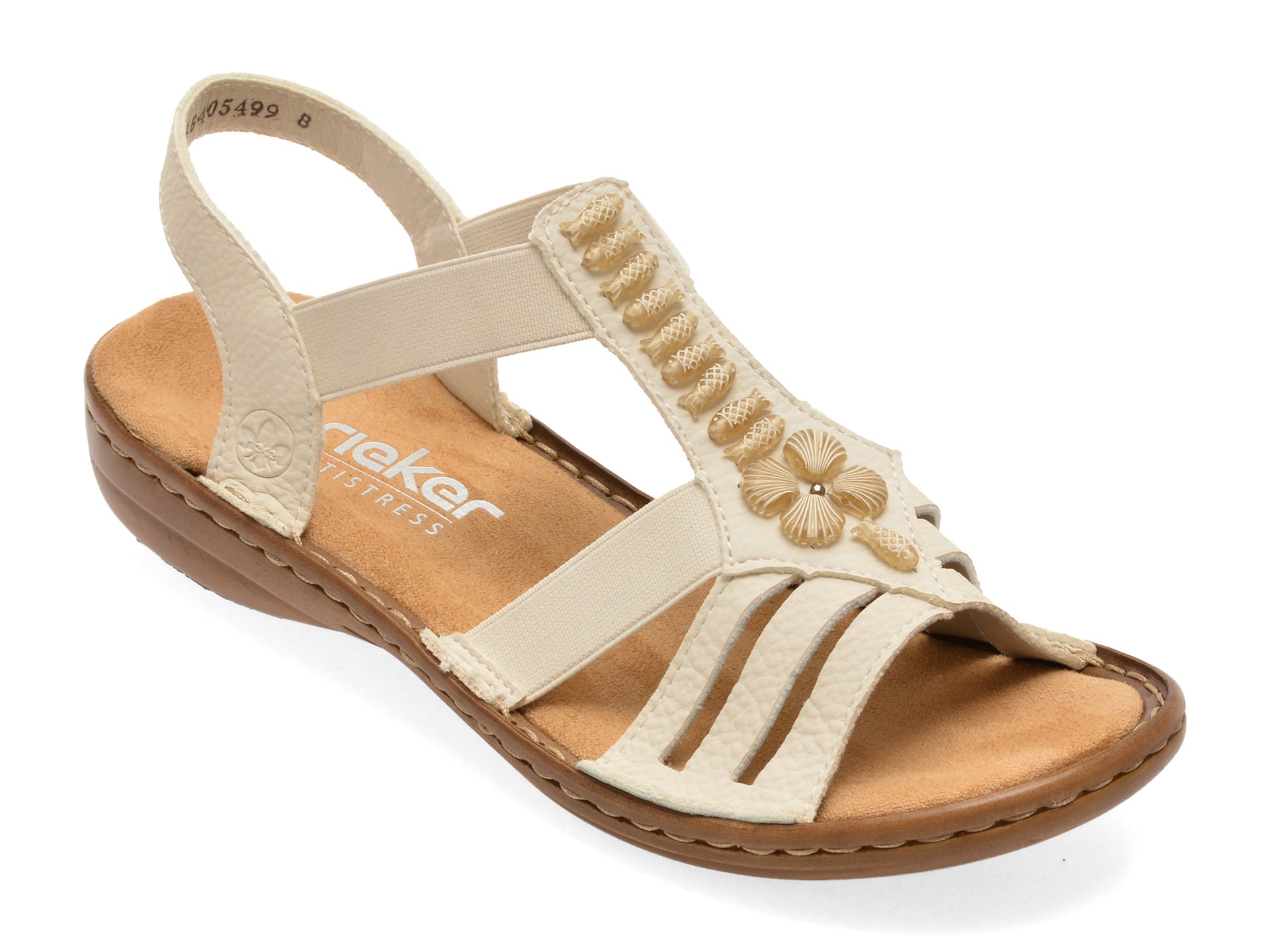Sandale Rieker 60806 Albe, Confort și Stil