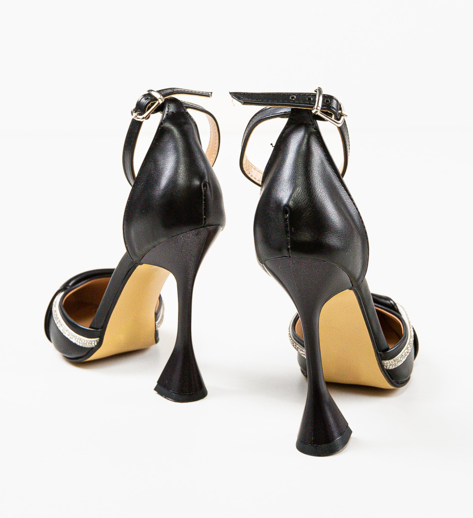 Pantofi Dama Dennedy Negri - Eleganță și Stil - imagine 7
