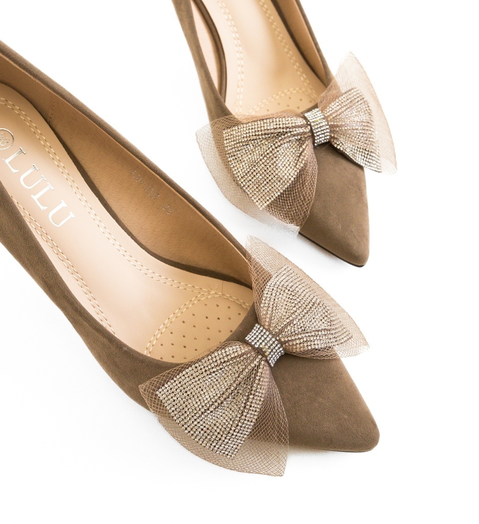 Pantofi Dama Rahela Khaki | Stil si Confort - imagine 4