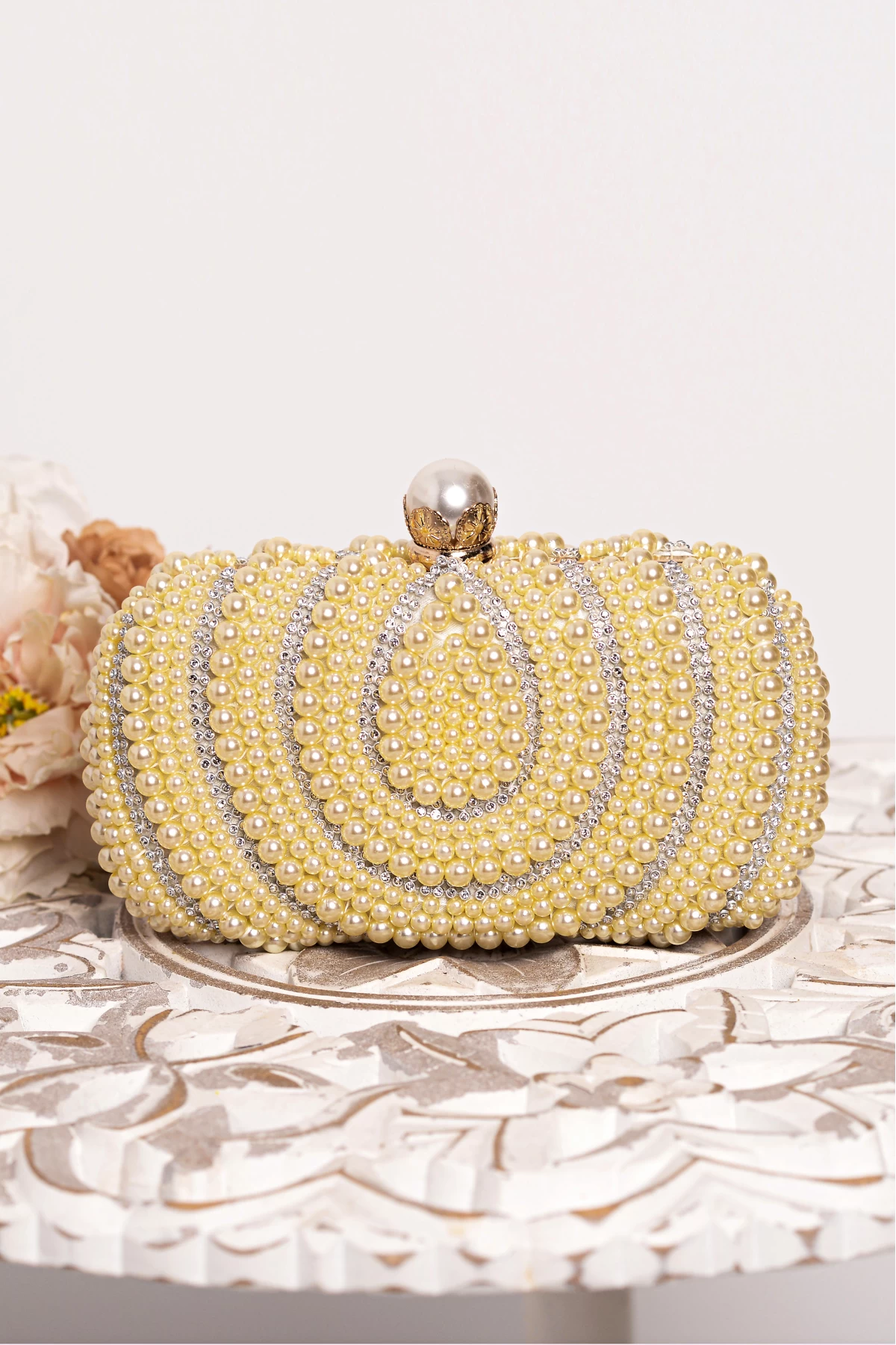 Geanta Cununie Parfois cu Perle - Eleganta Excepțională