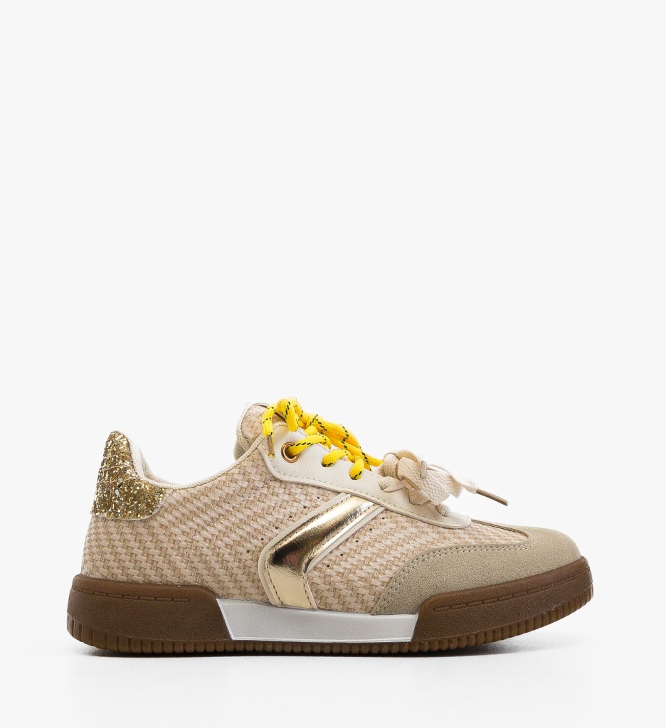 Sneakers Dama Kabber Bej - Confort Sport - imagine 6