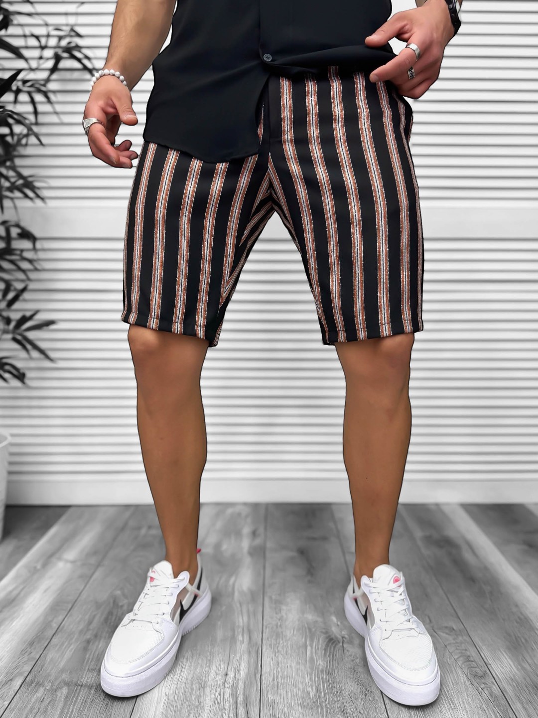 Pantaloni Scurți Casual cu Imprimeu - Confort și Stil