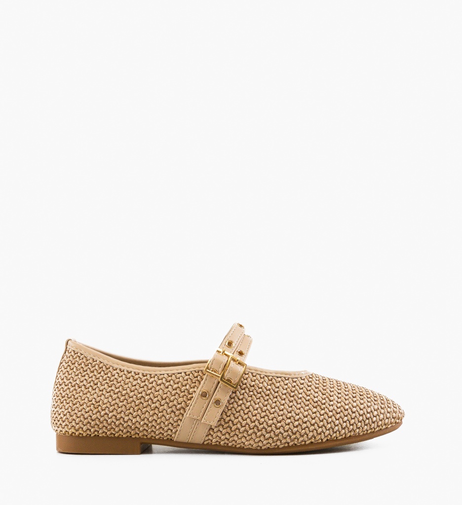 Balerini Dama Bej | Confort și Eleganță Casual - imagine 8